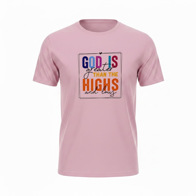 God is Greater than the Highs and Lows (adult XL)