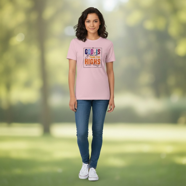 God is Greater than the Highs and Lows (adult XL)