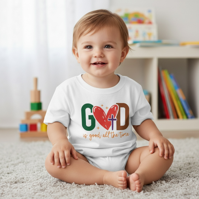 God is Good all the Time (toddler size 2t/3t)