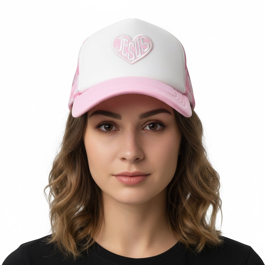 Ladies trucker hat- Jesus