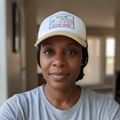 Ladies Trucker Hat- Walk By Faith Not By Fear