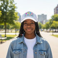Ladies Trucker Hat- WWJD He Would Love First