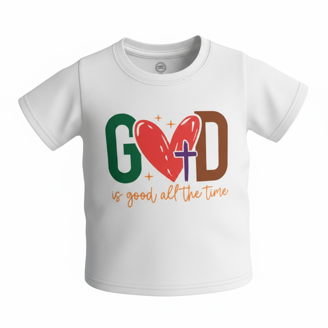 God is Good all the Time (toddler size 2t/3t)