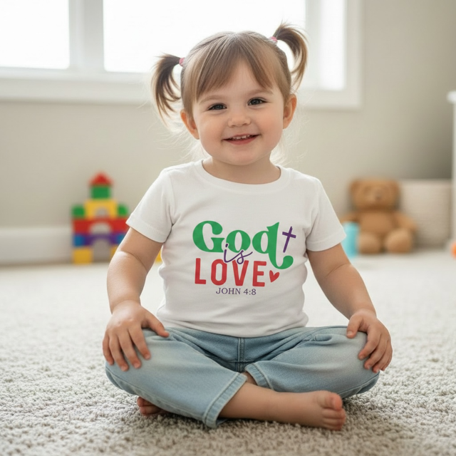 God is Love (toddler size 2t/3t)