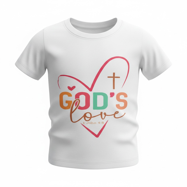 Gods Love (toddler size 2t/3t)