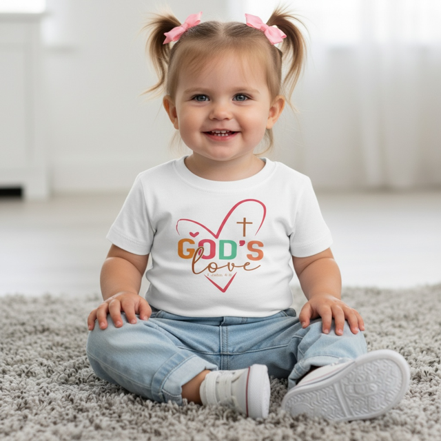 Gods Love (toddler size 2t/3t)