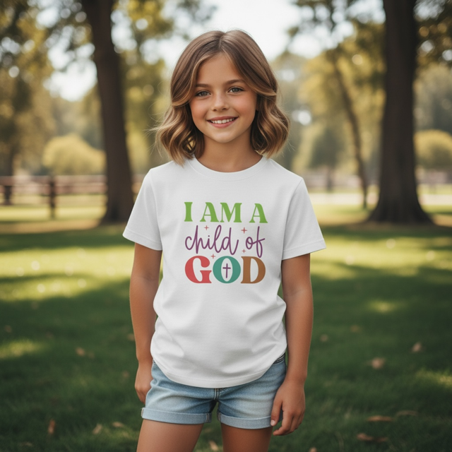 I am a Child of God (Youth large, size 10-12)