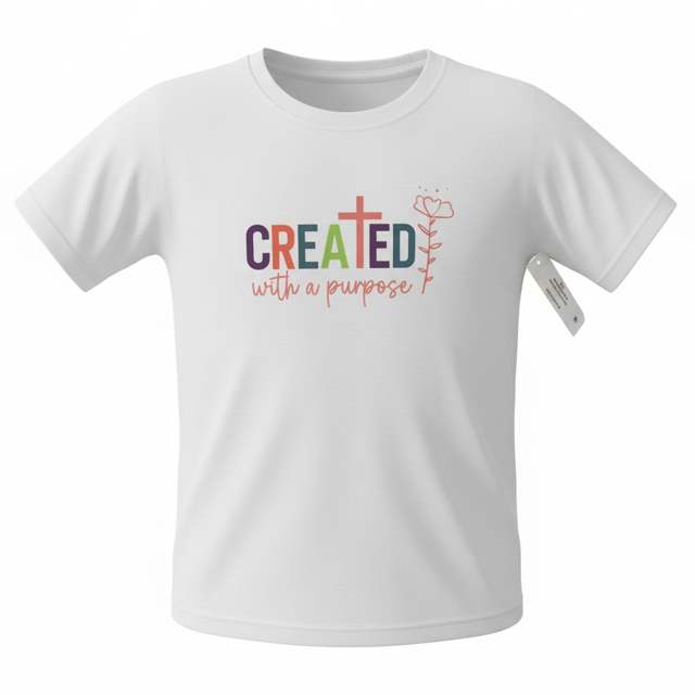 Created with a Purpose (Youth medium, size 8)