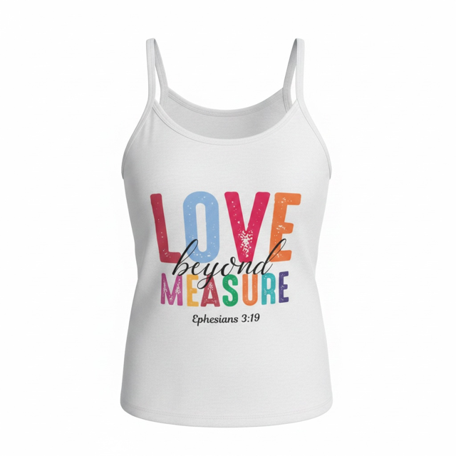 Love Beyond Measure Toddler Tank Top (size 4t/5t)