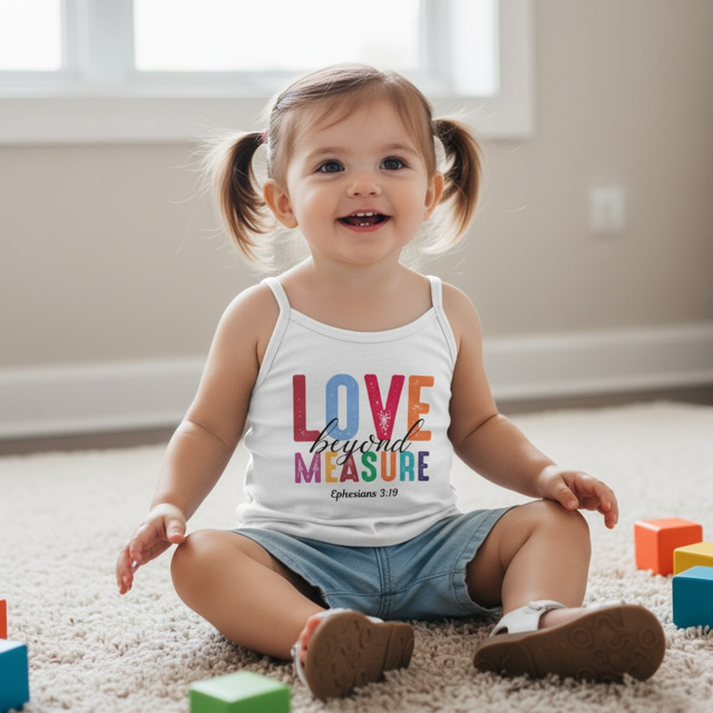 Love Beyond Measure Toddler Tank Top (size 4t/5t)