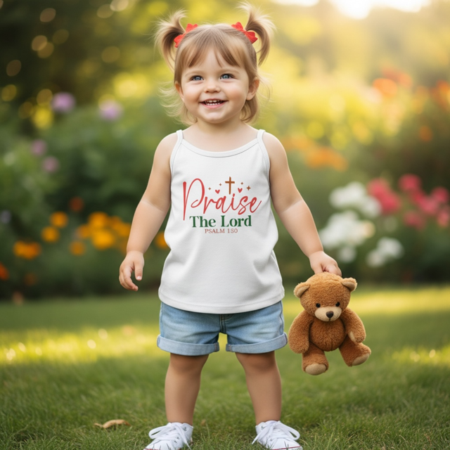 Praise the Lord Toddler Tank Top (size 4t/5t)
