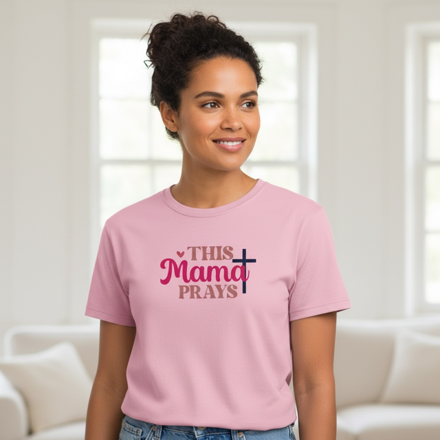 This Mama Prays (adult large)